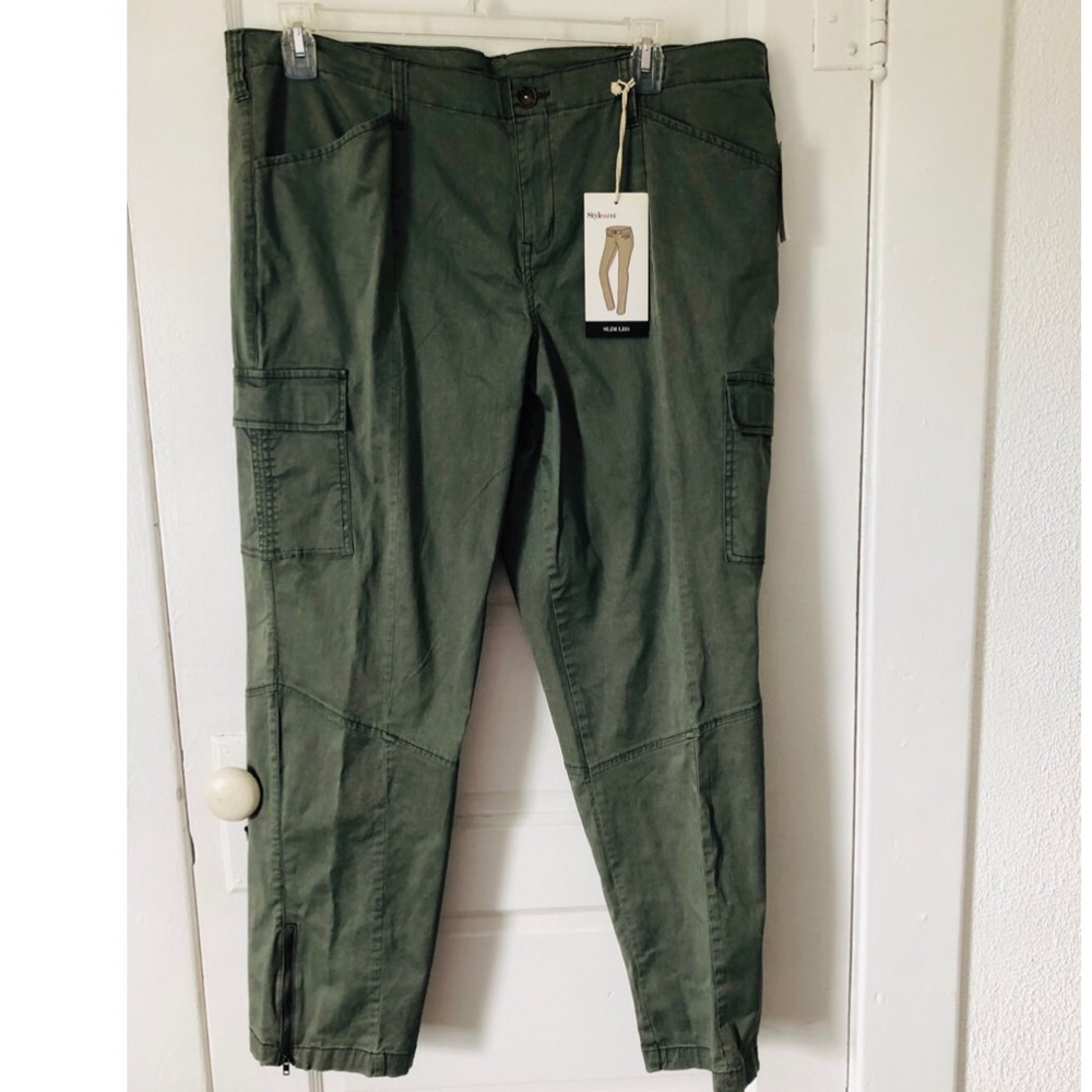 Style & co. Skinny zipper bottom pants size 18